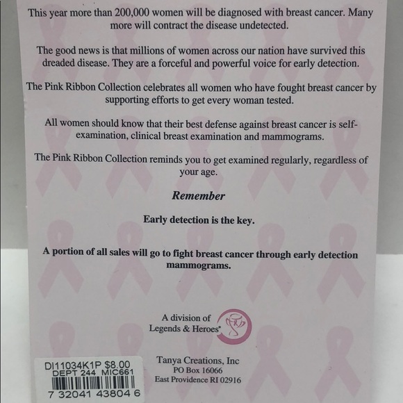 Pink Ribon Collection Key Holder New - Picture 5 of 5